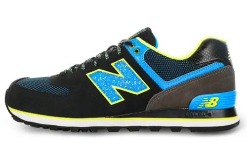 New Balance NB 574 Low top Running Shoes Men's Gray Black Blue