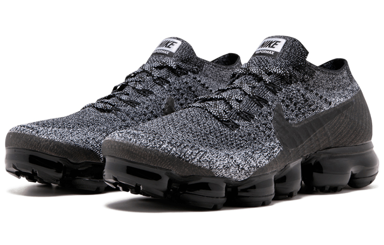 Мужские кроссовки Nike AIR VAPORMAX (черный / черный / белый / синий) — Чёрный / чёрный / белый / синий — фото 3