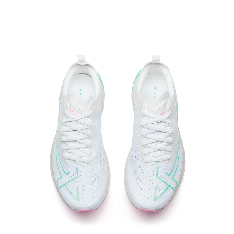XTEP Integrated Molding 3 Low top Training Running Shoes Women’s White Pink Green