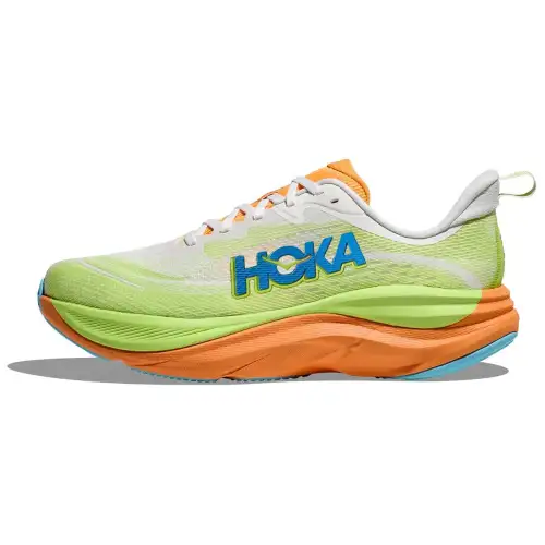 HOKA ONE ONE Slip Resistant Abrasion Resistant Low top Casual Running Shoes Men's Green Orange