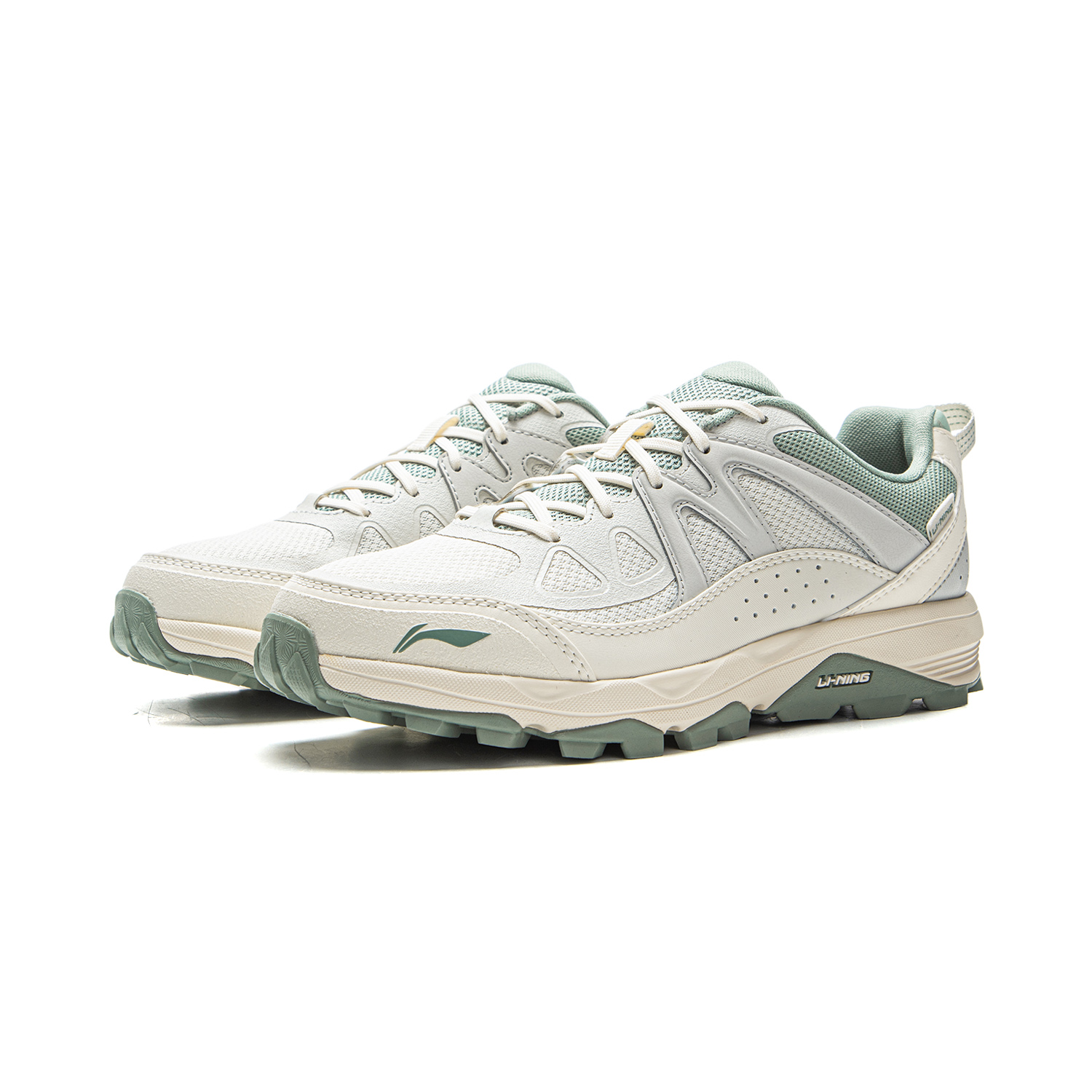 Li Ning Gundam Cushioning Slip Resistant Abrasion Resistant Rebound Low top Casual Trail Running Sprint Running Shoes