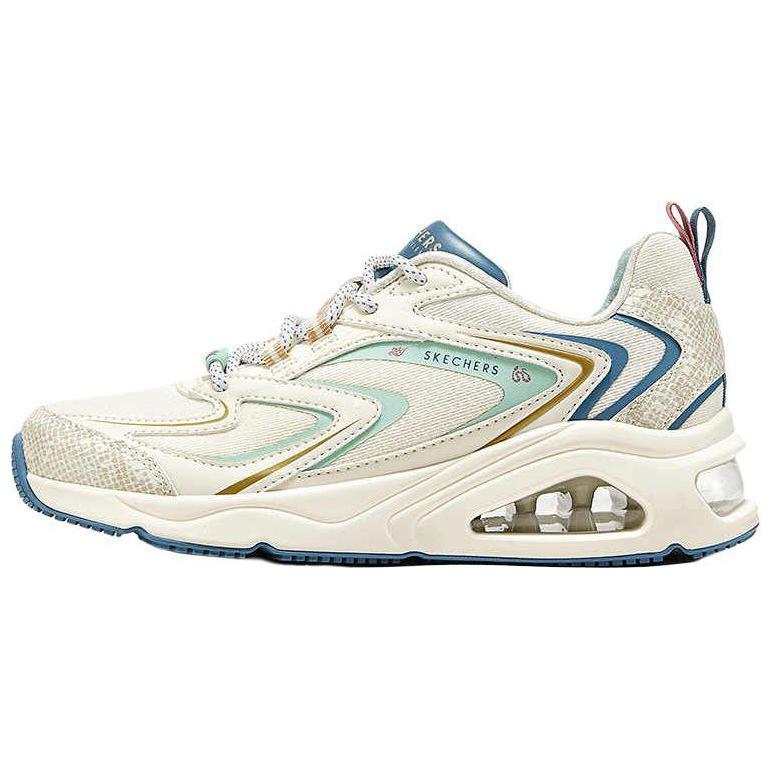 Skechers Tres Air Uno Comfortable Support Balance Low top Running Shoes Women’s Ecru
