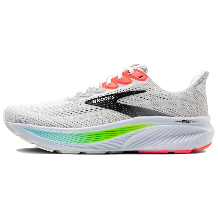 Brooks Ghost 17 Cushioning Slip Resistant Cushioning Slip Resistant Low top Running Shoes Men’s White