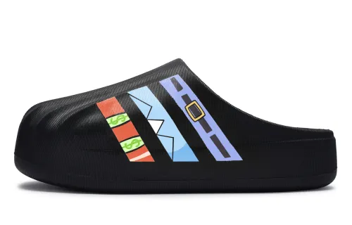 Adidas Originals AdiFOM Superstar Slip Resistant Slip Resistant Closed Toe Slippers Unisex Black