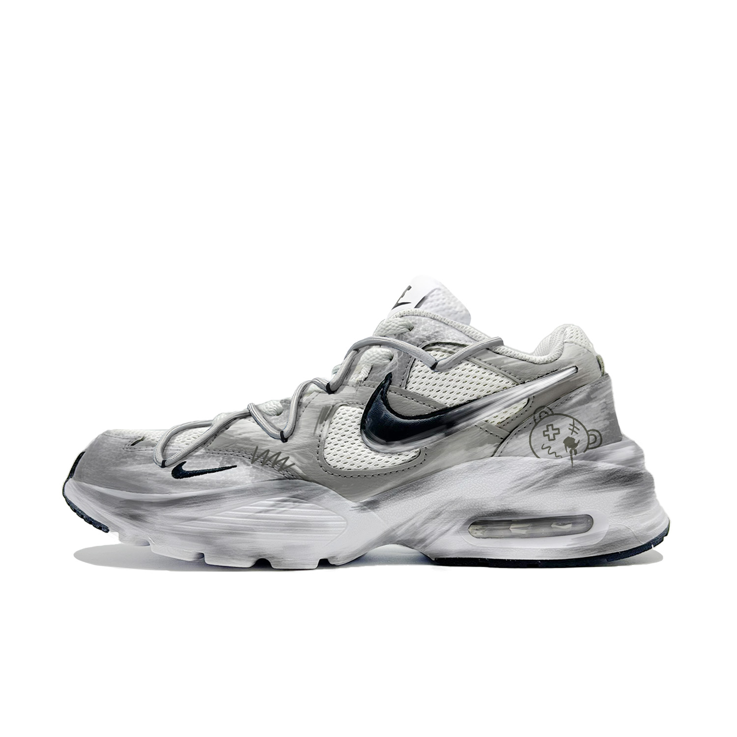 Nike Air Max Fusion Low top Running Shoes Men’s Gray