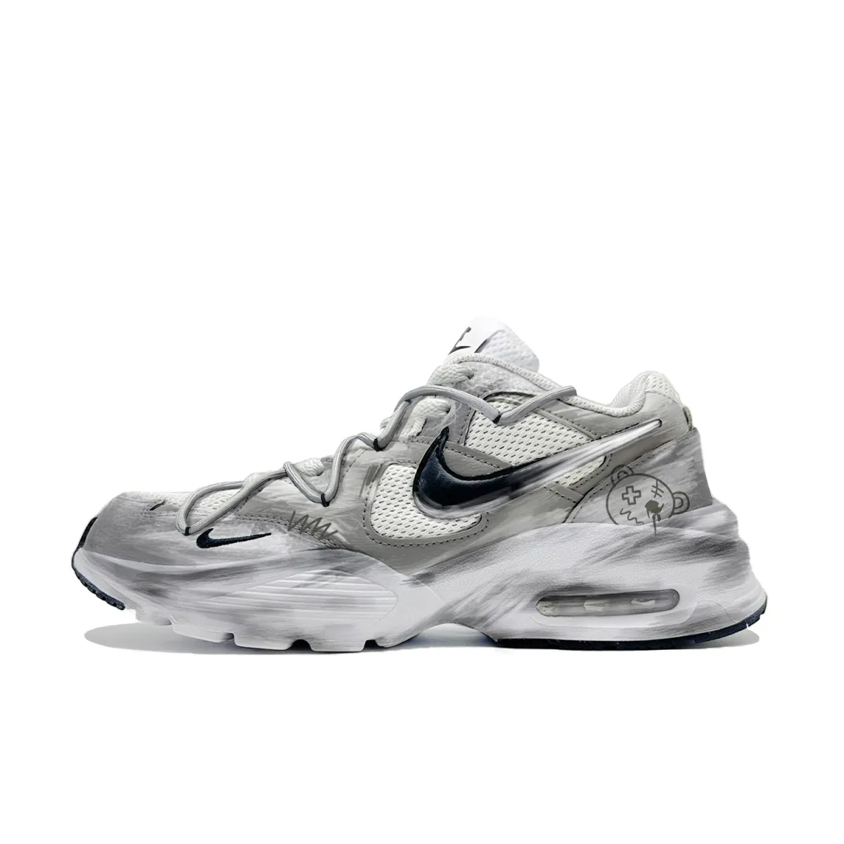 Nike Air Max Fusion Low top Running Shoes Men's Gray