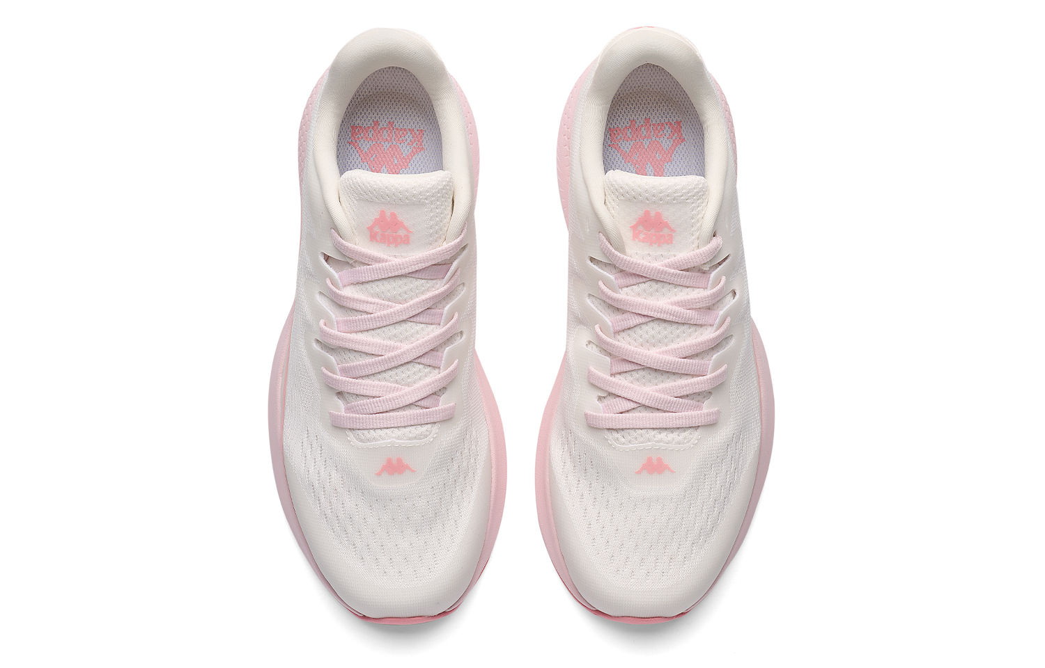 Kappa Abrasion Resistant Breathable Abrasion Resistant Breathable Low top Running Shoes Women’s White Pink