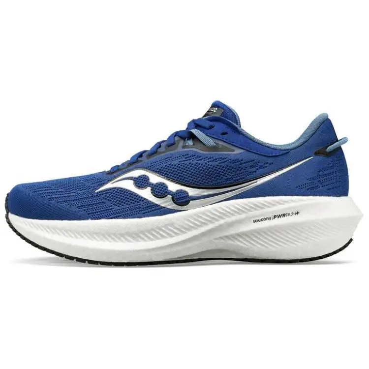 Saucony Triumph Victory 21 Slip Resistant Low top Running Shoes Men's Blue