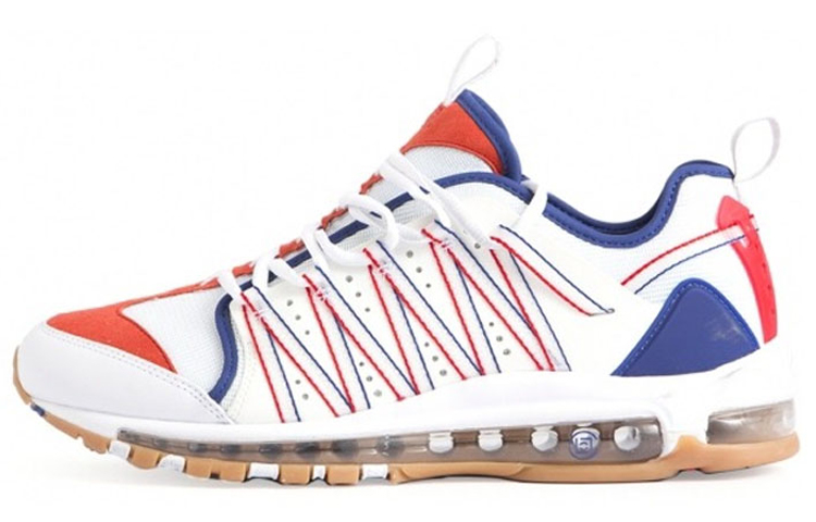 Кроссовки CLOT CLOT x Nike Air Max 97 OG "haven" (белый / синий / красный)