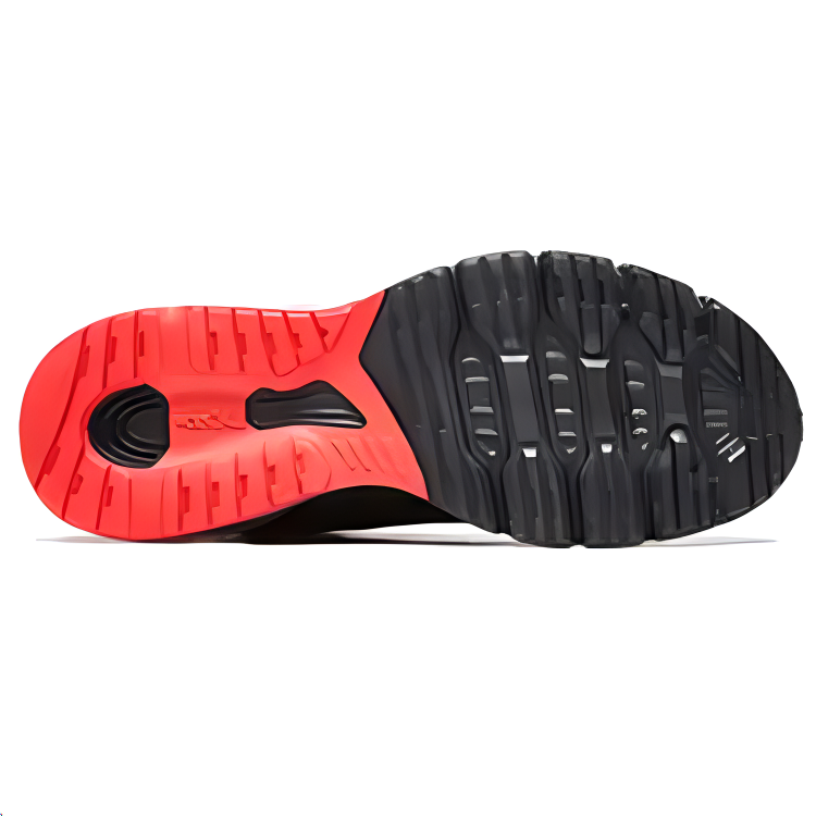 XTEP Cushioning Slip Resistant Abrasion Resistant Breathable Lightweight Low top Running Shoes Men’s Black Yellow