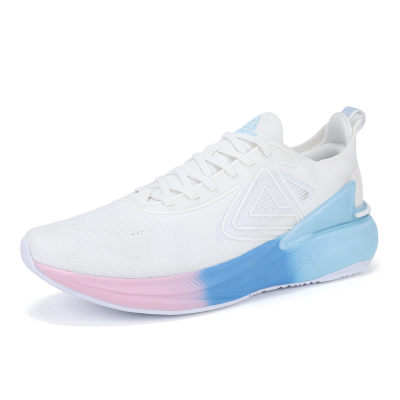 PEAK Taichi 6.0 Versatile Cushioning Breathable Low top Running Shoes Men’s White Blue