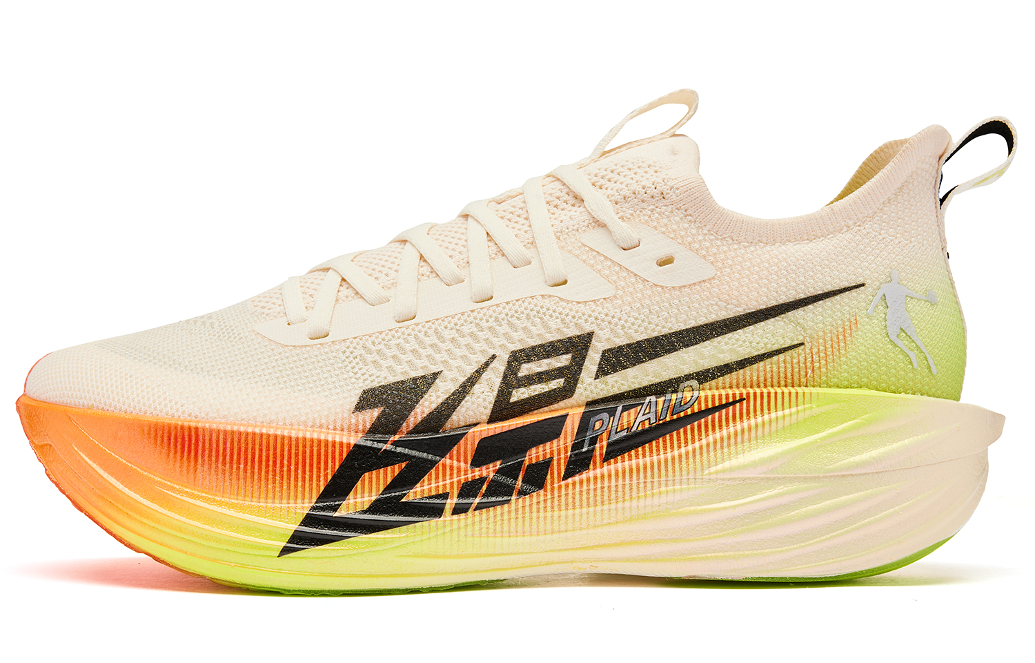 Jordan Flying Shadow PLAID 1.5 full-length carbon plate shock-absorbing, non-slip and wear-resistant, low-top PROQ-ASU marathon racing running shoes, men's style, vanilla yellow sun orange