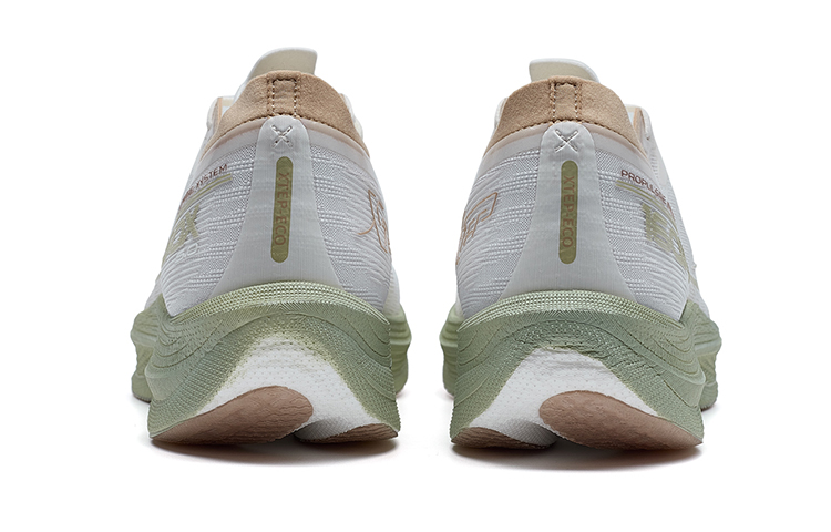 XTEP 160X 5.0 Support Abrasion Resistant Low top Running Shoes Men’s Sail White/Stone Moss Green