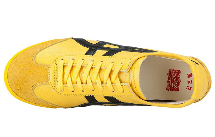 Onitsuka Tiger MEXICO 66 Deluxe Lightweight Low top Running Shoes Women’s Bright Yellow Comfortable Vintage
