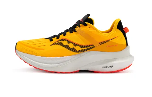 Saucony Tempus TanTu 1 Comfortable Textile, Synthetic Leather Cushioning Slip Resistant Abrasion Resistant Breathable