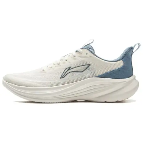 Li Ning Light Breeze Low top Casual Running Shoes Men's White Blue
