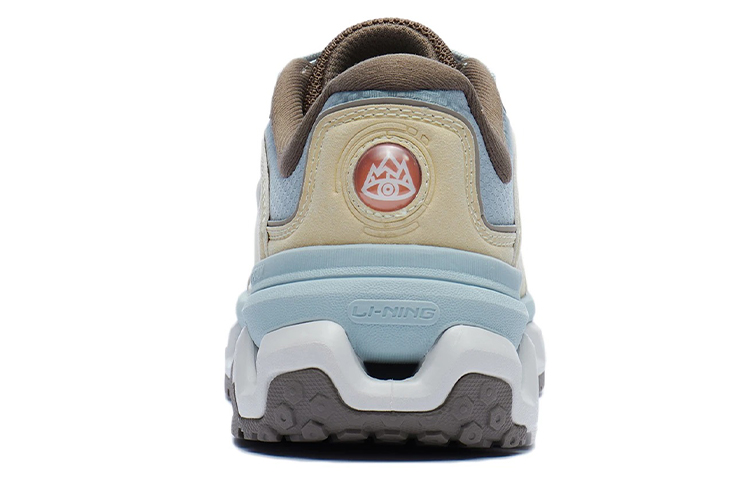 Li Ning Mountain Color Running Shoes Women’s Low Top Sunlight Yellow/Misty Gray Green