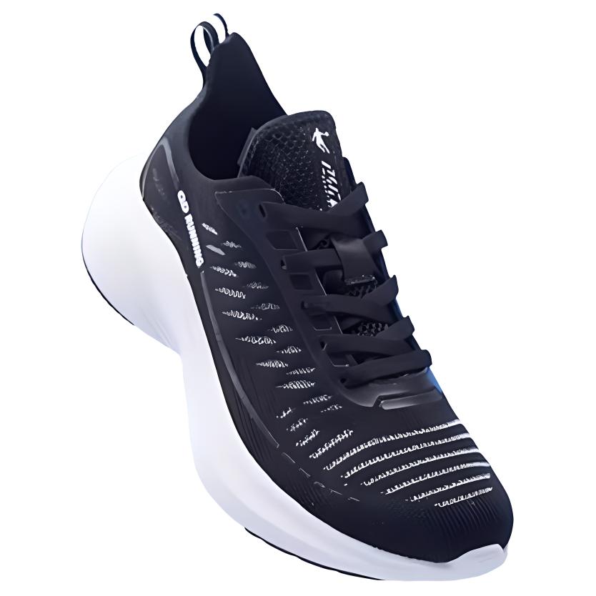 QIAODAN Cushioning, Wear Resistant Low top Casual Running Shoes Men’s Black
