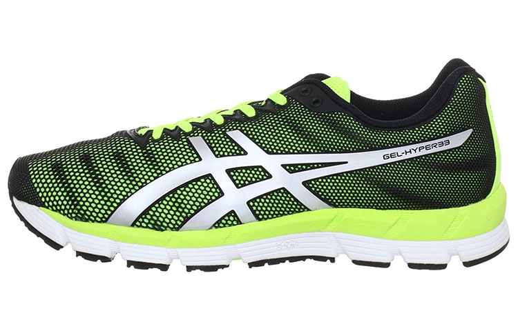 Asics Gel Hyper Casual Abrasion Resistant Low top Running Shoes Men's Yellow Gray