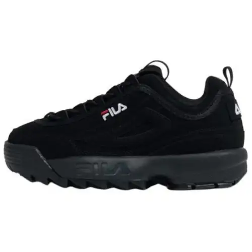 FILA Disruptor 2 Abrasion Resistant Abrasion Resistant Low top Running Shoes Unisex Black