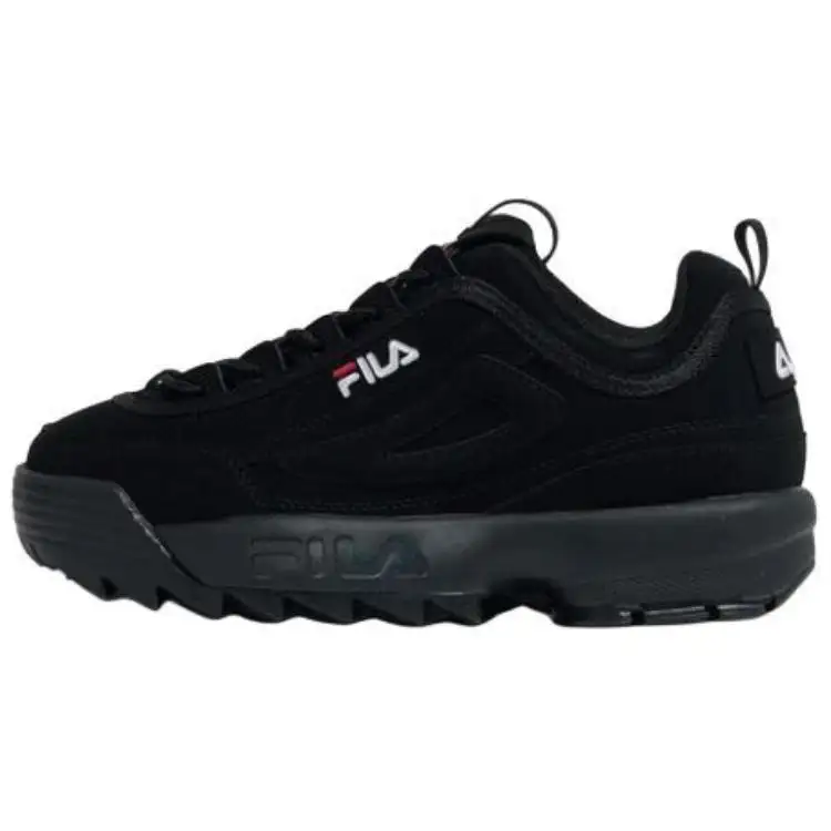 FILA Disruptor 2 Abrasion Resistant Abrasion Resistant Low top Running Shoes Unisex Black