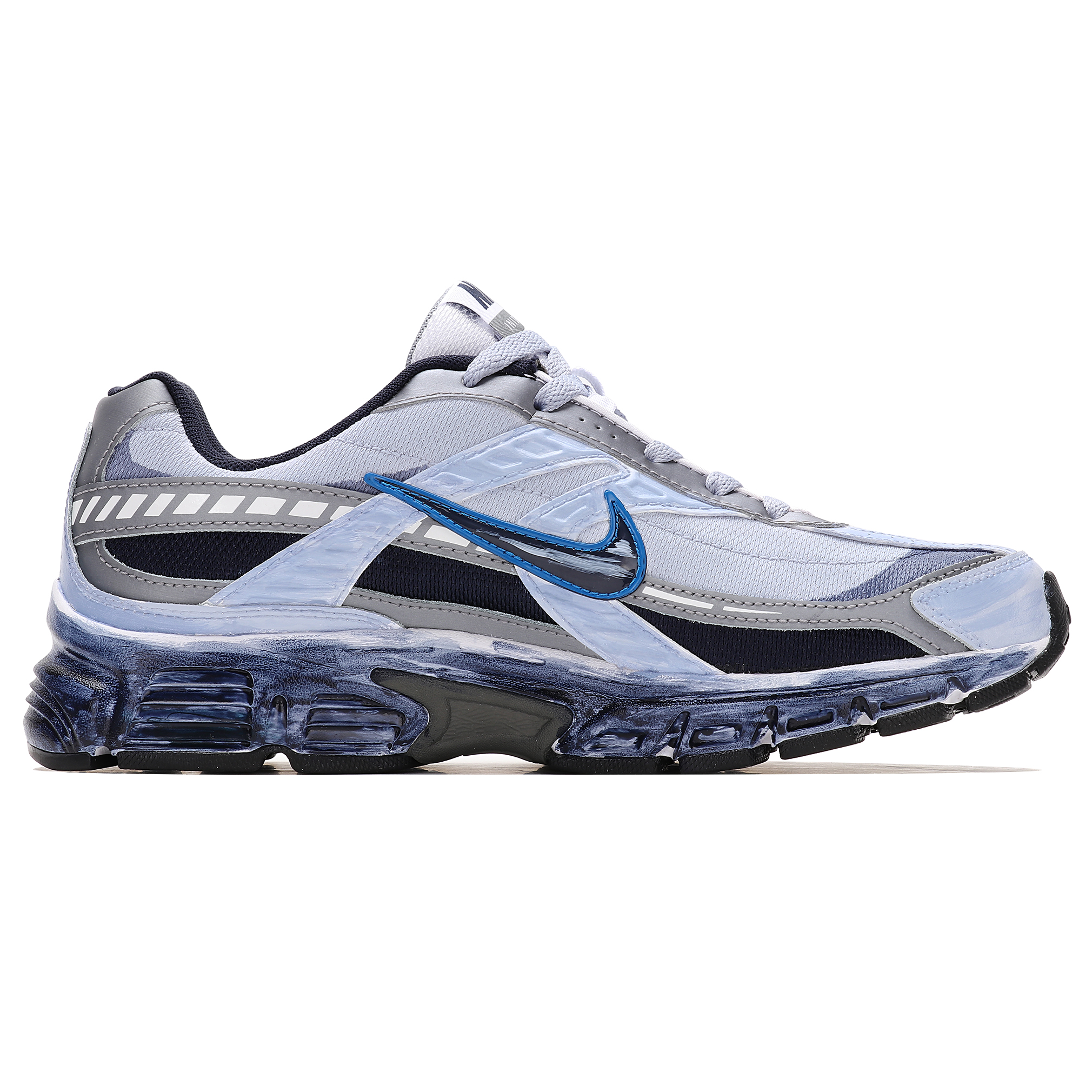 Nike Initiator Abrasion Resistant Abrasion Resistant Low top Casual Running Shoes Men’s Gray Purple