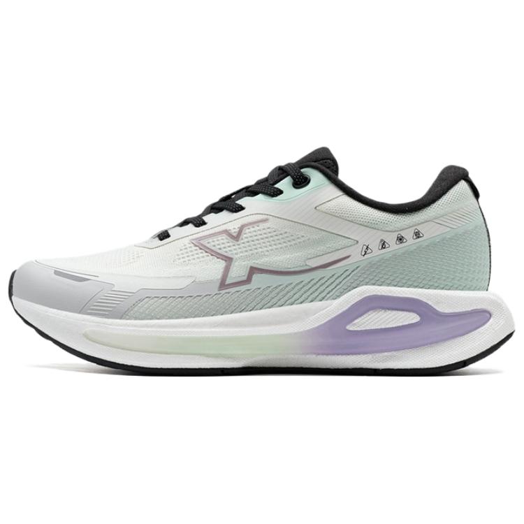 XTEP Starburst 2 Cushioning, Wear Resistant Low top Running Shoes Women’s Beige Purple Green
