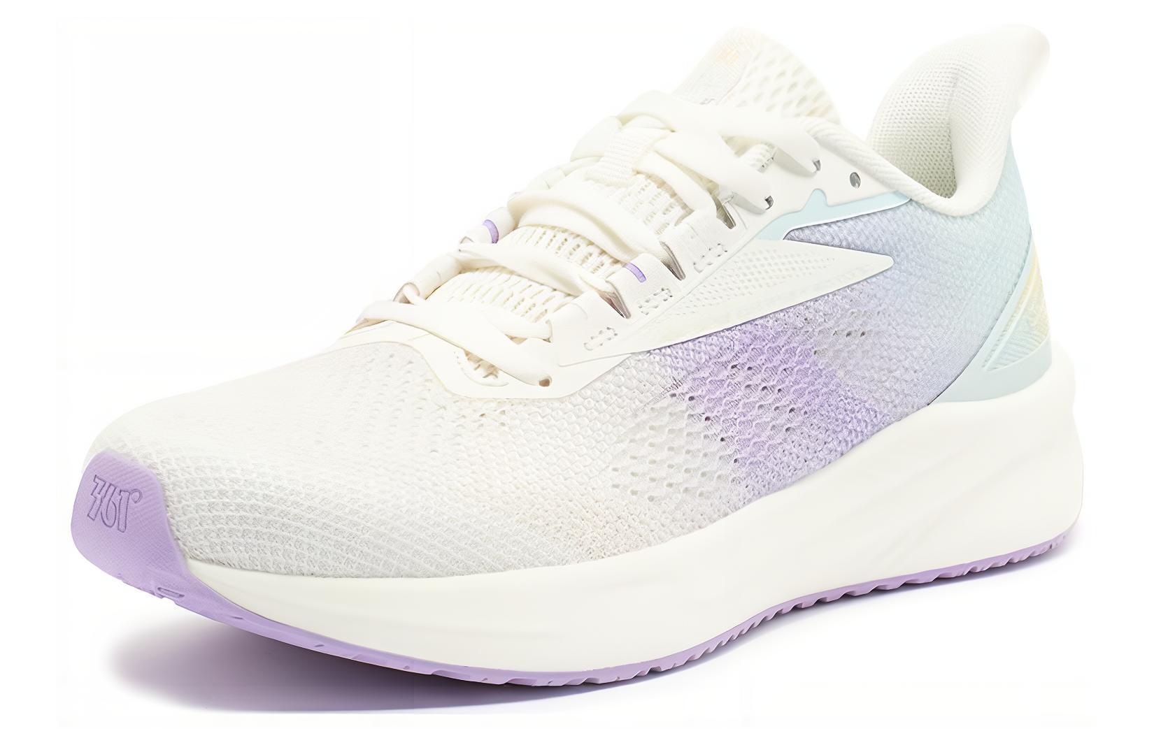 361° Slip Resistant, Abrasion Resistant, Breathable Low top Running Shoes Women’s White Cyan Purple