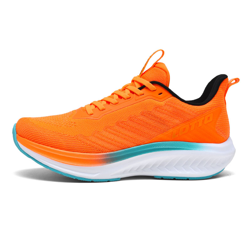 LOTTO Slip Resistant Abrasion Resistant Running Shoes Men’s Neon Orange