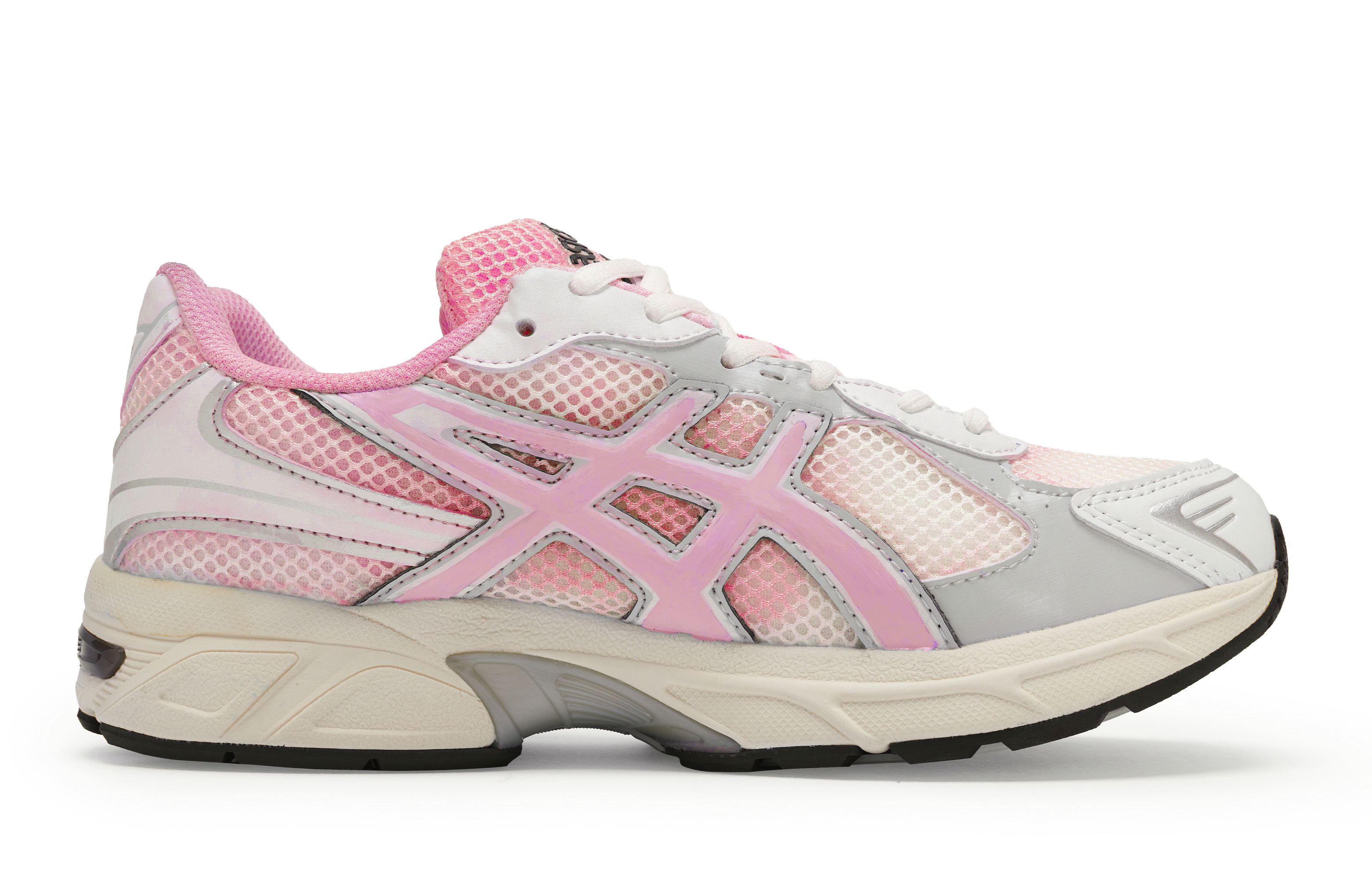 Asics Gel 1130 Cushioning Abrasion Resistant Low top Running Shoes Unisex Pink Gray