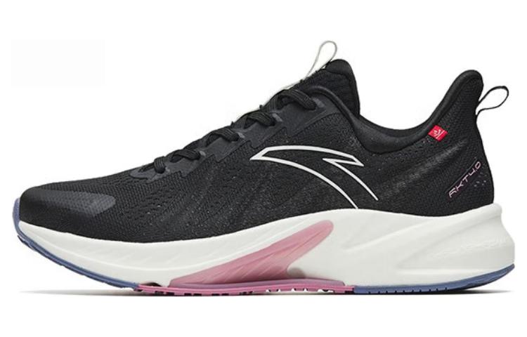 Anta Rocket 4.0 Cushioned Wear-Resistant Breathable Low-Top Running Shoes Women’s Black Purple