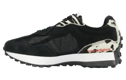 New Balance 327 Low Tops Retro Casual Black White Zebra 'Black White' Women's
