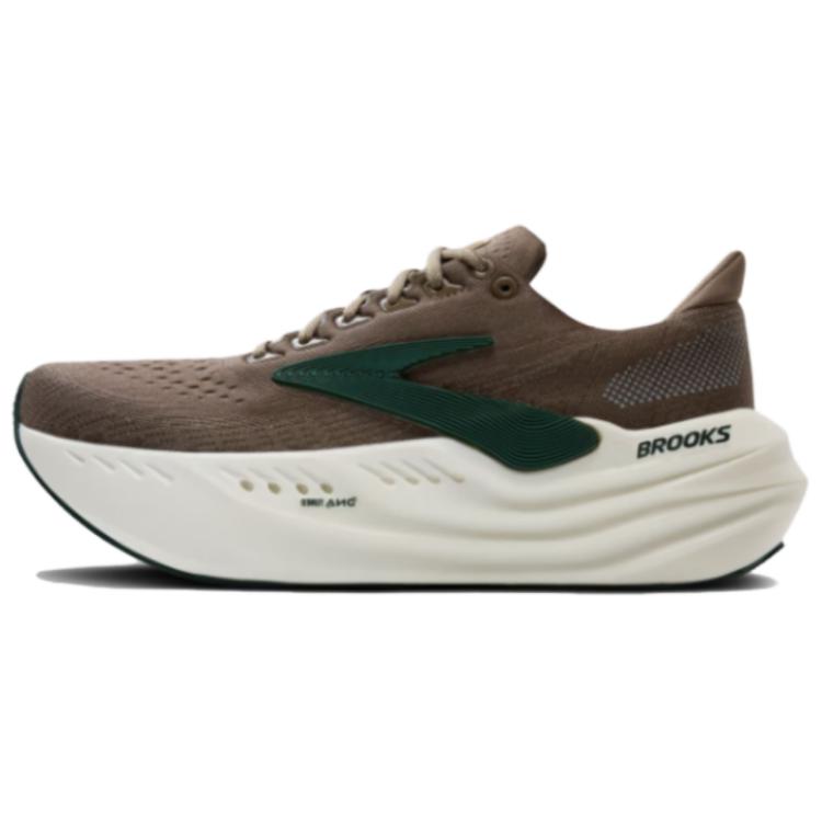 Brooks Brooks Glycerin max super glycerin running shoes, trendy shock-absorbing, non-slip, wear-resistant, low-top, marathon long-distance running shoes, men's brown green