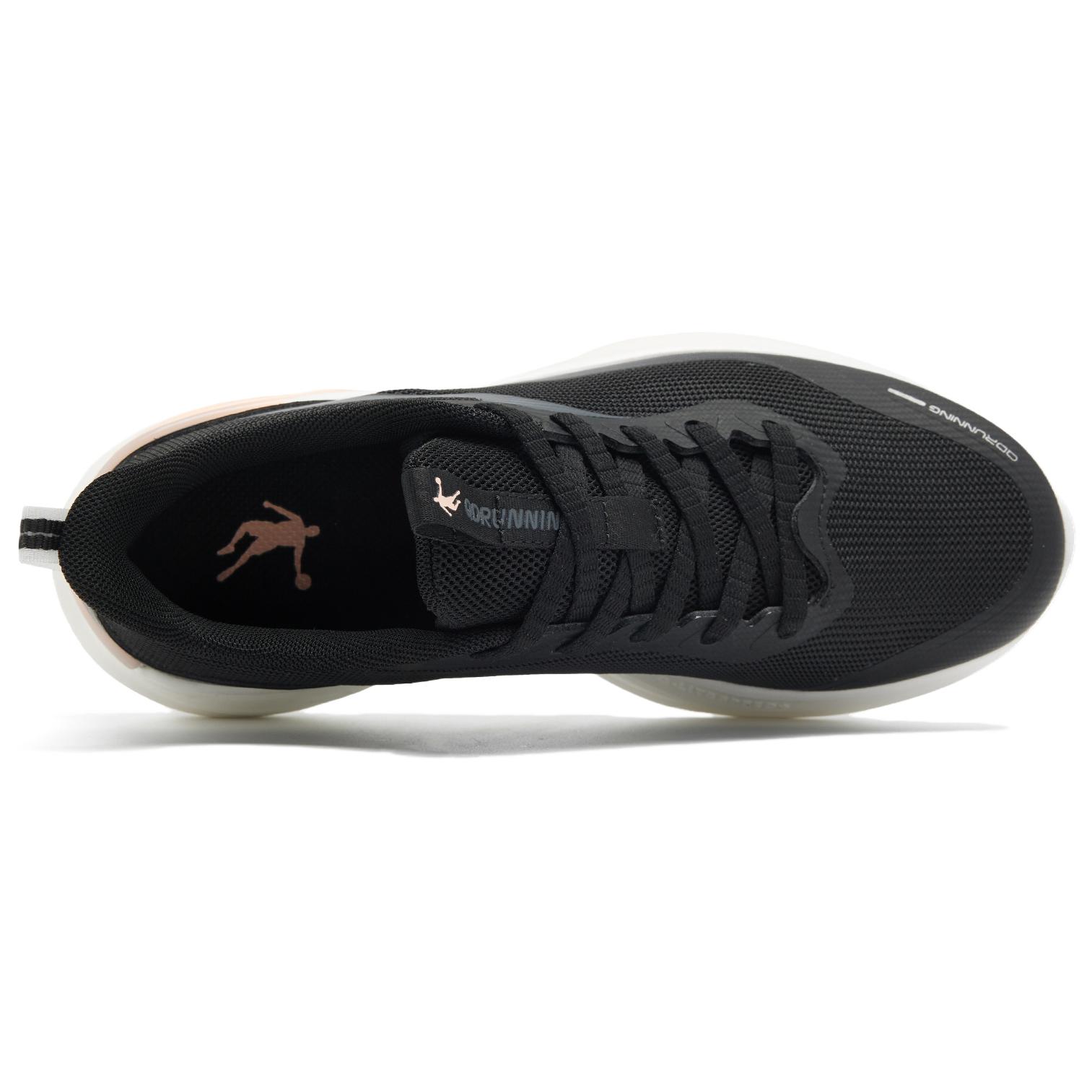 QIAODAN Low top Casual Training Sprint Running Shoes Women’s Black Gray