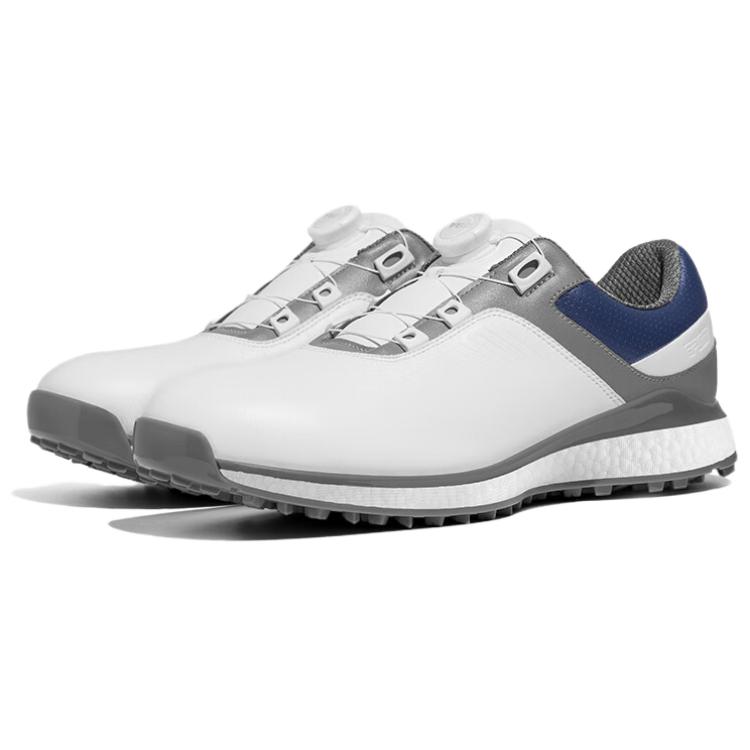 PGM Slip Resistant Low top Golf Shoes Men’s White Gray Blue