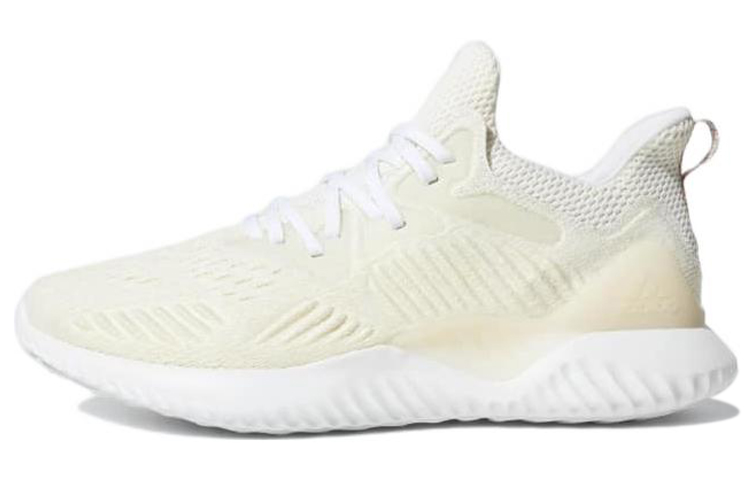 Adidas AlphaBounce Beyond Comfortable Abrasion Resistant Low top Running Shoes Men's Ecru