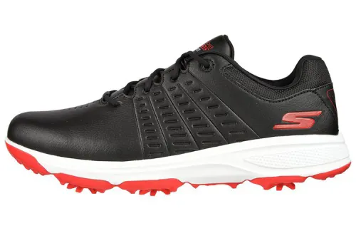 Skechers Go Golf Shoes Men's Low Top Black/Red
