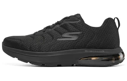 Skechers Cushioning Breathable Low top Running Shoes Men's Black
