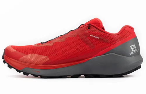 SALOMON SENSE RIDE 3 Running Shoes Men's Low Top Red