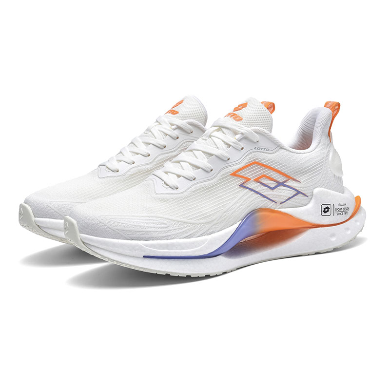 LOTTO Cushioning Slip Resistant Abrasion Resistant Support Rebound Low top Casual Running Shoes Women’s Ivory White