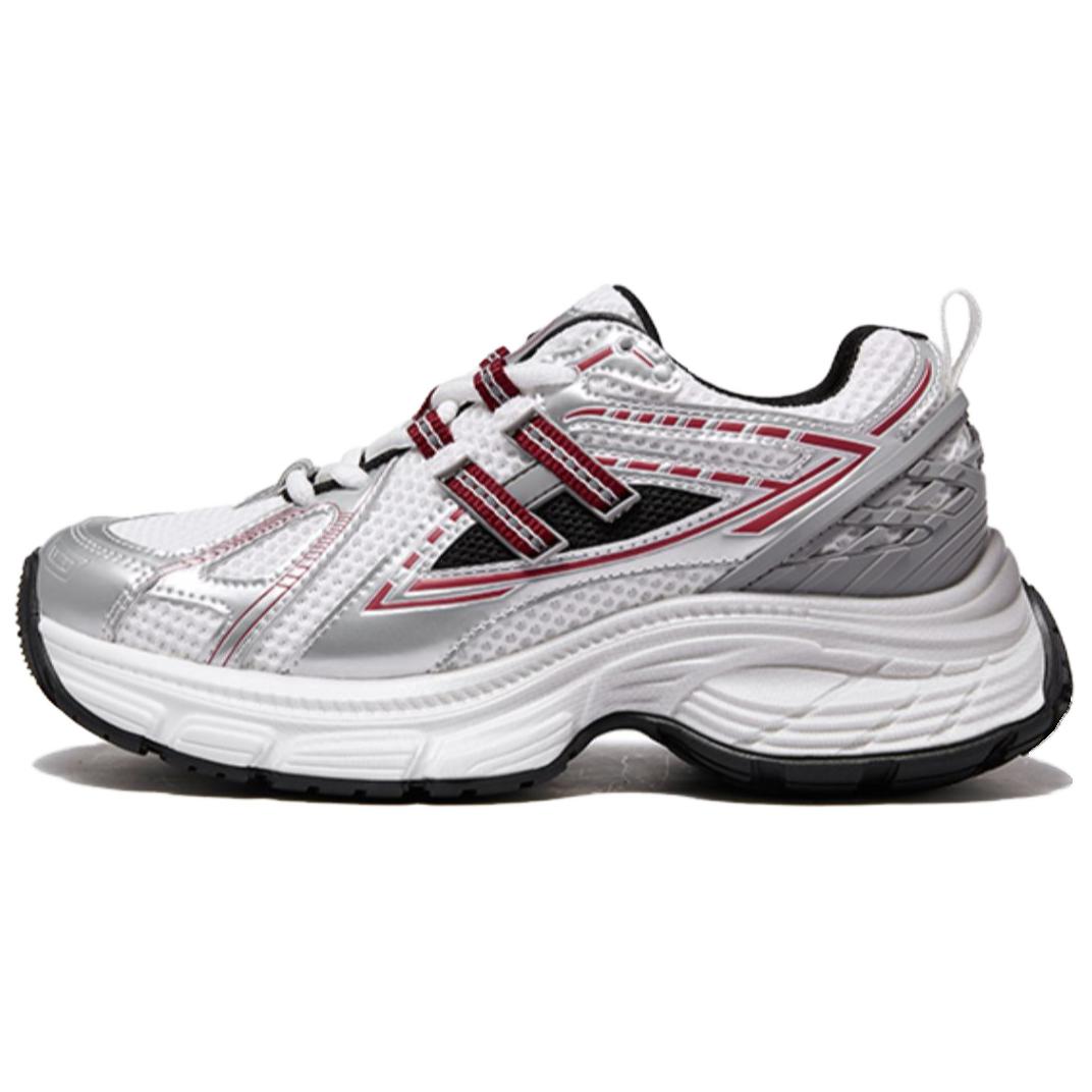 CAMEL Cushioning, Wear Resistant Low top Running Shoes Women’s White Silver Red