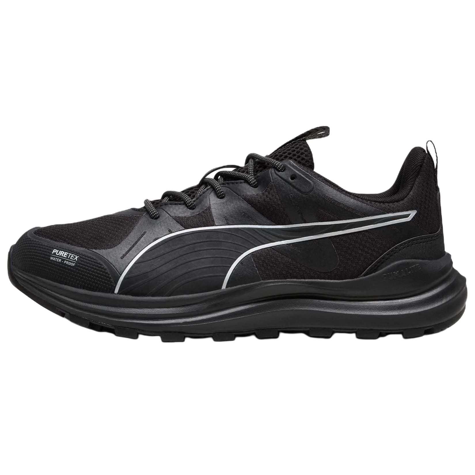 PUMA Reflect Lite Trail Slip Resistant Waterproof Non Slip And Waterproof Low top Running Shoes Women's Black