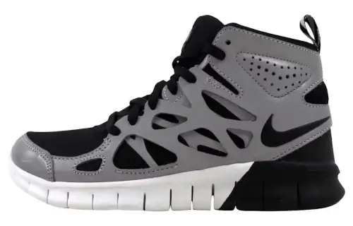 Nike Free Run 2 Sneakerboot Premium Black/Black Metallic Silver White Women's