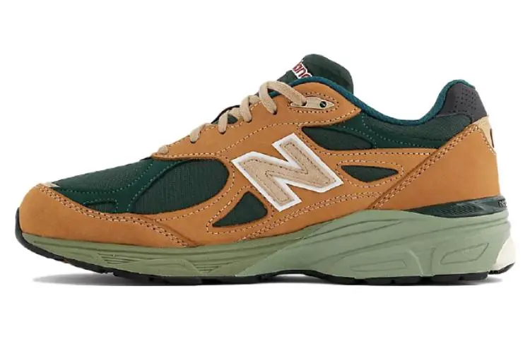 New Balance 990 v3 Made in Usa “Tan/Green” sneakers