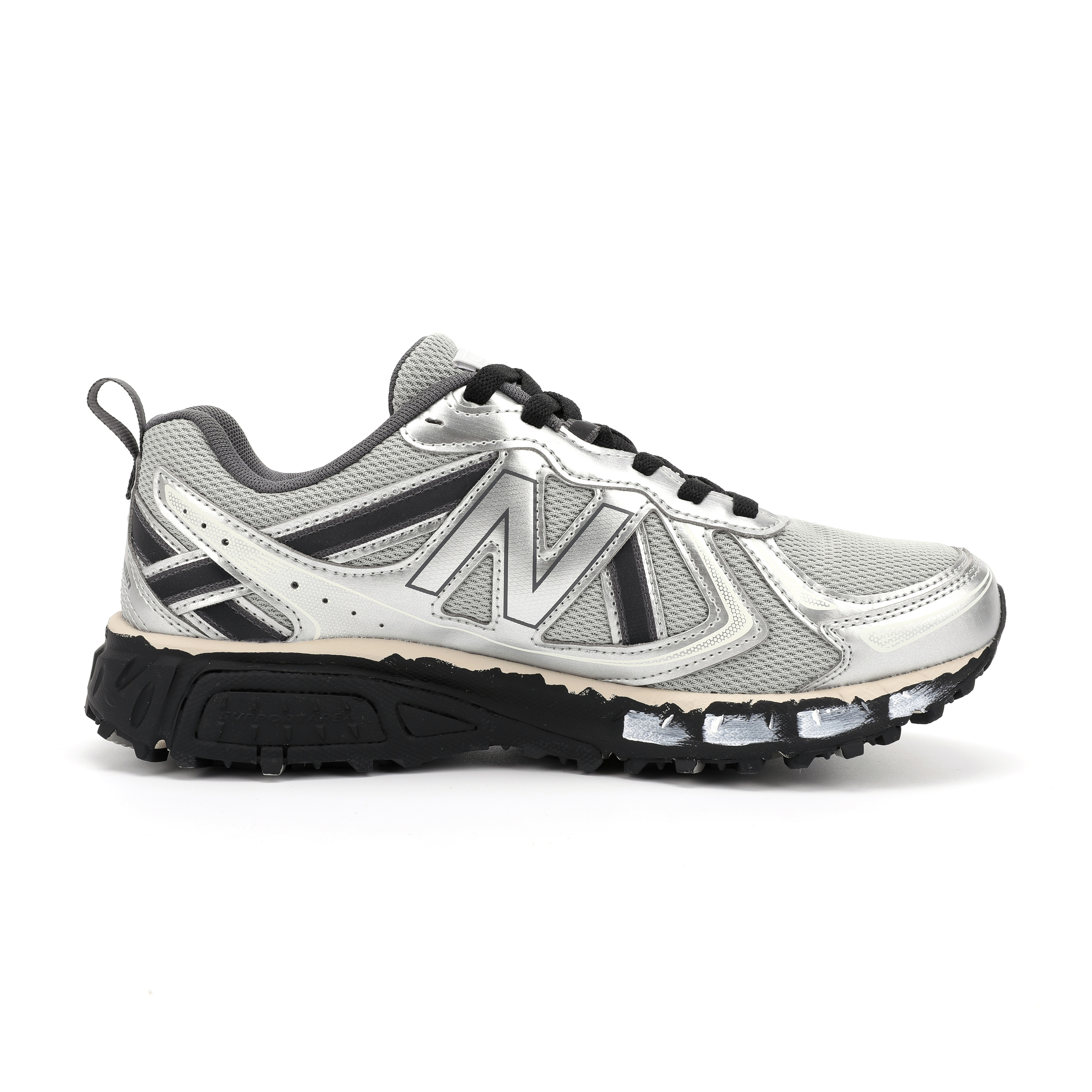 New Balance NB 410 V5 Breathable Low top Casual City Commuting Running Shoes Unisex Black Silver