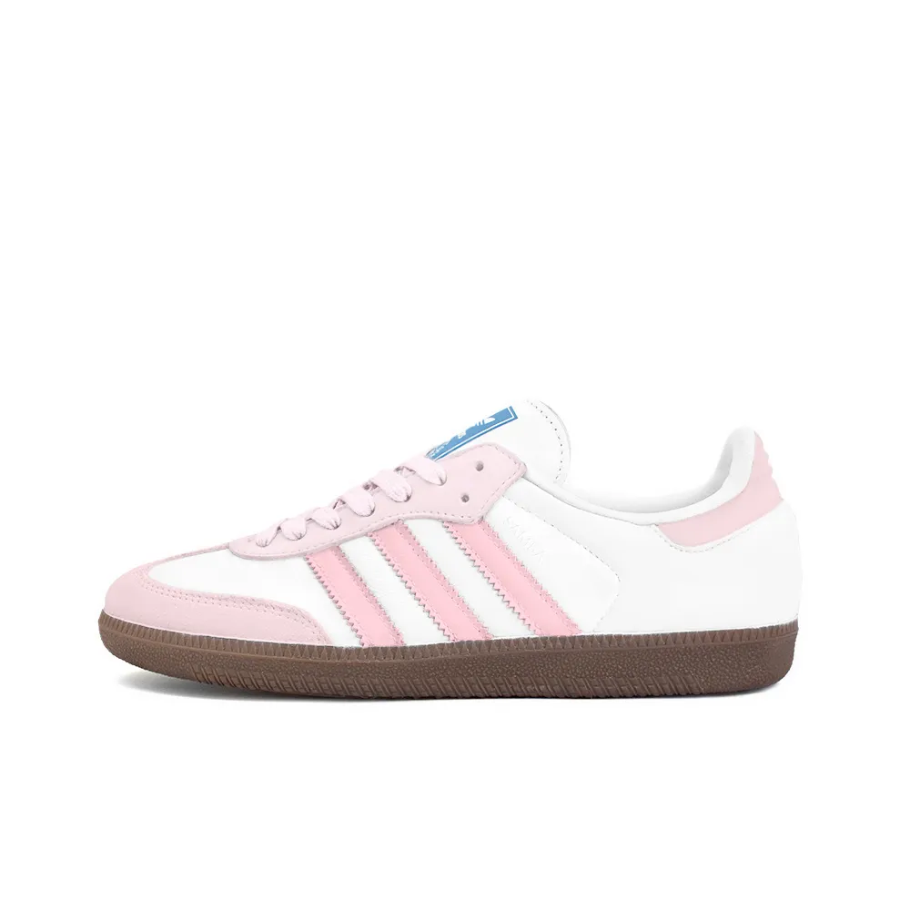 Adidas Originals SAMBA OG Low top Skateboard Shoes Unisex Pink White