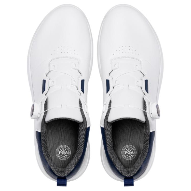 PGM Abrasion Resistant Low top Golf Shoes Men’s White Blue