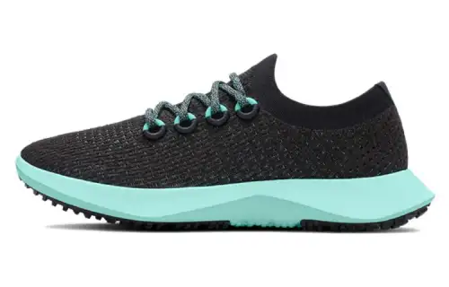 Allbirds Tree Dasher Slip Resistant Low top Running Shoes Women's Natural Black Mint
