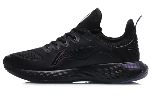 Li Ning Cushioning Low top Running Shoes Men's Black