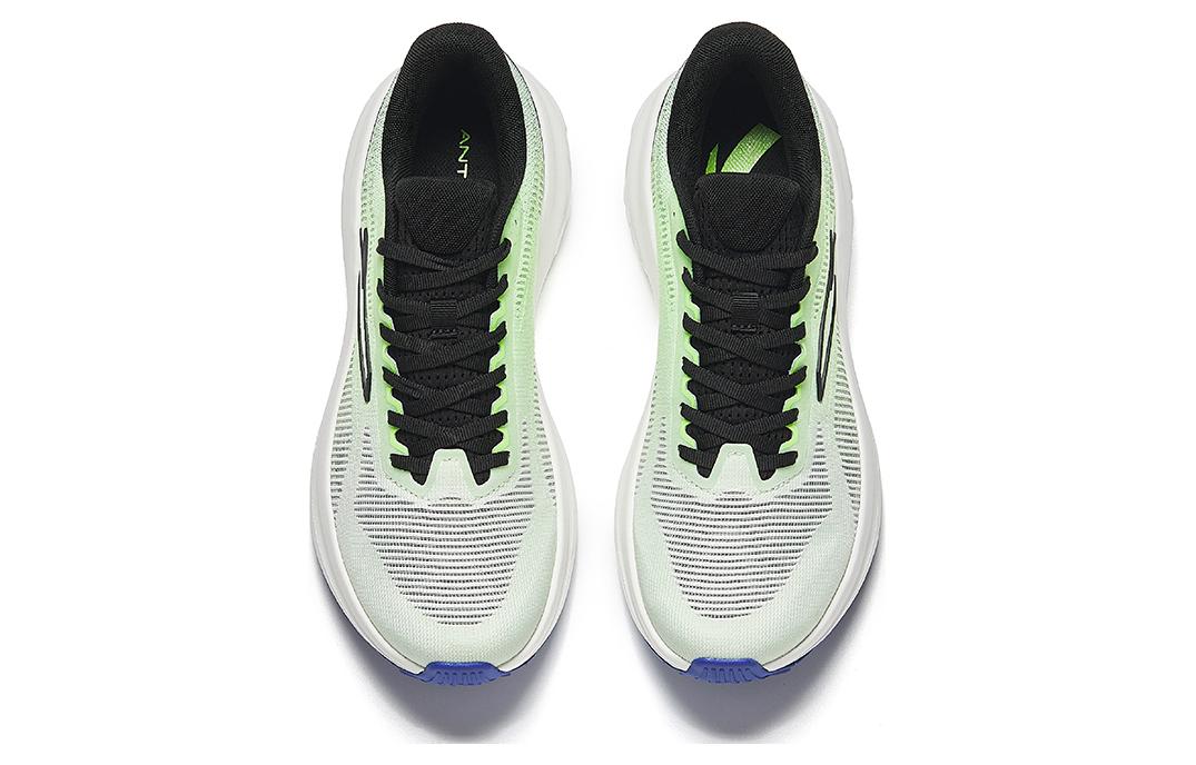 Anta Cushioning Slip Resistant Low top Running Shoes Men’s White Green Blue